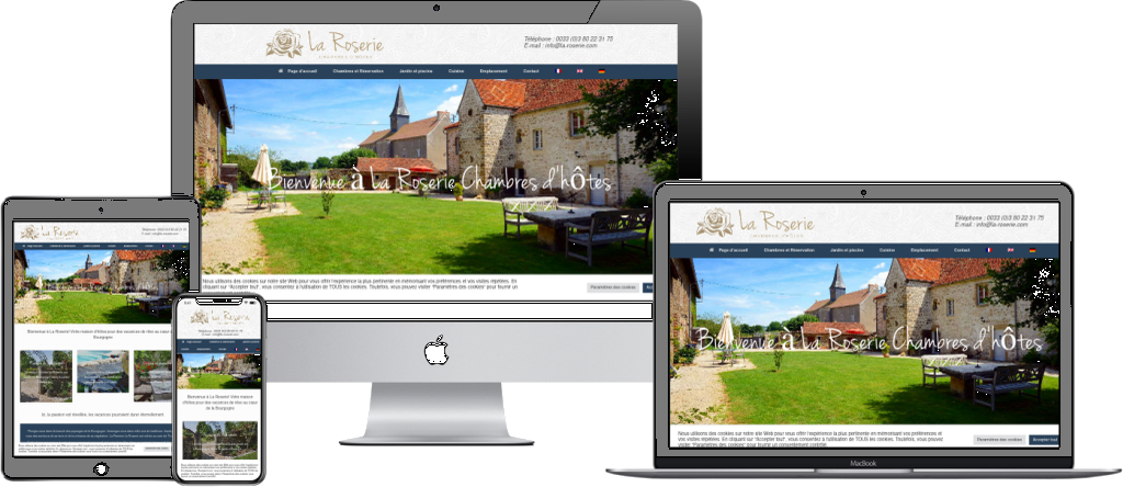 Web Design Project - La Roserie - Bed and Breakfast