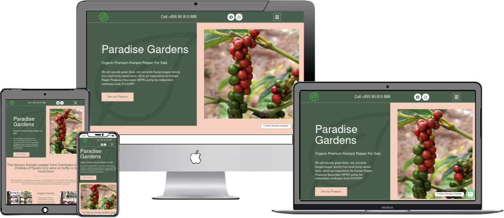Web Design Project - Paradise Gardens